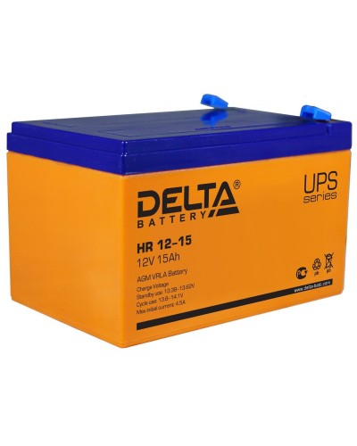 Delta HR 12-15. Аккумулятор герметичный свинцово-кислотный. Delta в Москве
