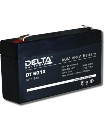 Delta DT 6012. Аккумулятор герметичный свинцово-кислотный. Delta в Москве