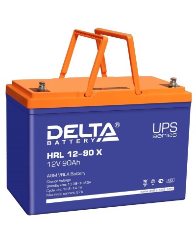 Delta HRL 12-90 X. Аккумулятор герметичный свинцово-кислотный. Delta в Москве
