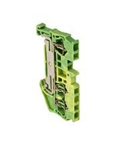 JXB-ST-2.5 3-проводная, земля, желто-зеленная (plc-jxb-st-2.5-3-pen). Колодка клеммная пружинная. EKF в Москве