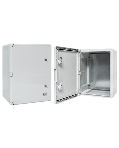 Бокс пластиковый с монтажной платой 350х250х150 IP65 PROxima (PB65MP002). Бокс пластиковый антивандальный. EKF в Москве