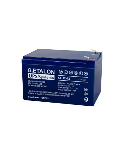 G.ETALON GL 12-12. Аккумулятор герметичный свинцово-кислотный. ETALON в Москве
