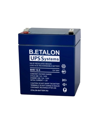 B.ETALON BHR 12-5. Аккумулятор герметичный свинцово-кислотный. ETALON в Москве