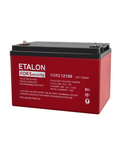 ETALON FORS 12100. Аккумулятор герметичный свинцово-кислотный. ETALON в Москве