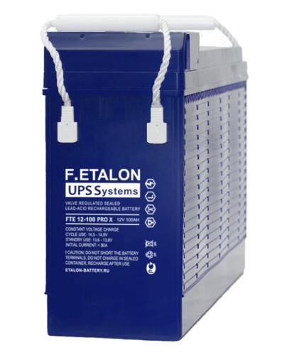 F.ETALON FTE 12-100 PRO X. Аккумулятор герметичный свинцово-кислотный. ETALON в Москве