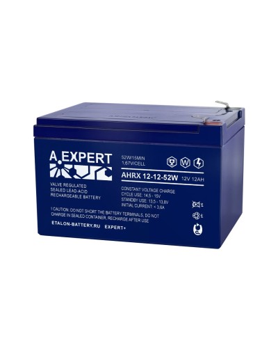 A.EXPERT AHRX 12-12-52W. Аккумулятор герметичный свинцово-кислотный. EXPERT в Москве