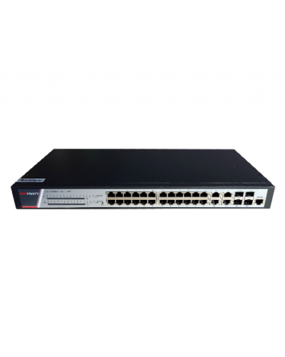 DS-3E2528P(B). Коммутатор с питанием POE. Hikvision в Москве