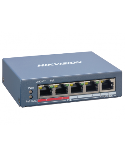 DS-3E1105P-EI. Коммутатор с POE. Hikvision в Москве