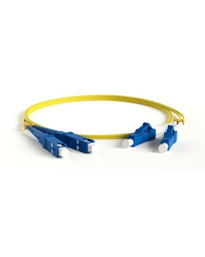 FC-D2-9-LC/AR-SC/AR-H-2M-LSZH-YL. Патч-корд волоконно-оптический LC-SC. Hyperline в Москве
