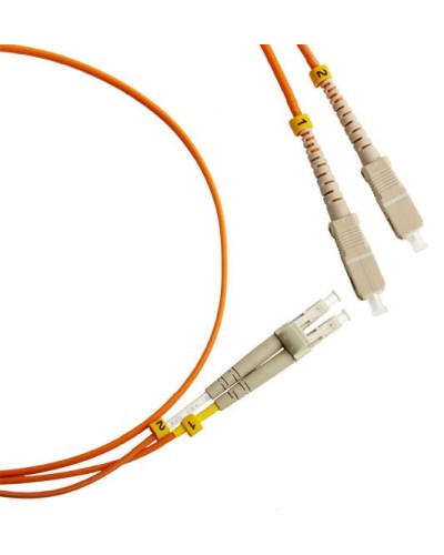 FC-D2-50-LC/PR-SC/PR-H-1M-LSZH-OR. Патч-корд волоконно-оптический LC-SC. Hyperline в Москве