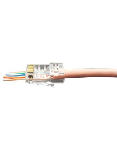 PLEZ-8P8C-U-C5-100 (100 шт). Разъем RJ-45. Hyperline в Москве