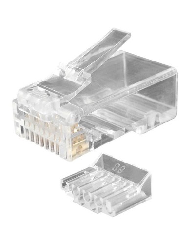 PLUG-8P8C-UV-C6-100 (100 шт). Разъем RJ-45. Hyperline в Москве
