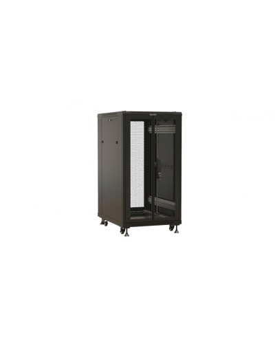 TTBR-2766-DD-RAL9004. Шкаф телекоммуникационный 19 напольный 27U. Hyperline в Москве