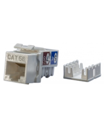 KJ9-8P8C-C5e-90-WH. Вставка Keystone Jack RJ-45. Hyperline в Москве