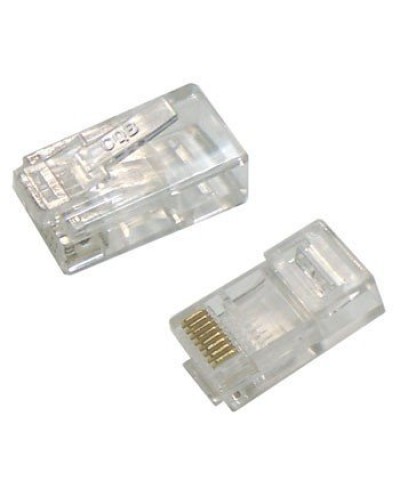 PLUG-8P8C-U-C5-100 (100 шт). Разъем RJ-45. Hyperline в Москве
