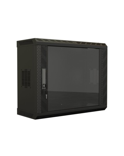 TWS-0925-GP-RAL9004. Шкаф телекоммуникационный 19 настенный 9U. Hyperline в Москве