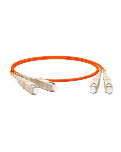 FC-D2-62-SC/PR-SC/PR-H-2M-LSZH-OR. Патч-корд волоконно-оптический многомодовый. Hyperline в Москве