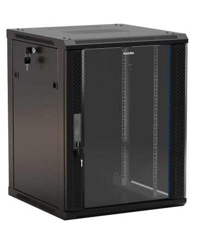 TWB-FC-2266-GP-RAL9004. Шкаф телекоммуникационный 19 настенный 22U. Hyperline в Москве