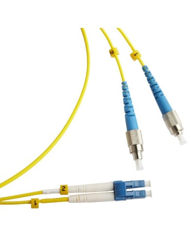 FC-D2-9-FC/UR-LC/UR-H-3M-LSZH-YL. Патч-корд волоконно-оптический FC/UPC-LC/UPC. Hyperline в Москве