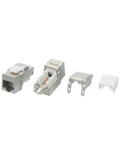 KJ9-8P8C-C5e-90-SH-F-WH. Вставка Keystone Jack RJ-45. Hyperline в Москве