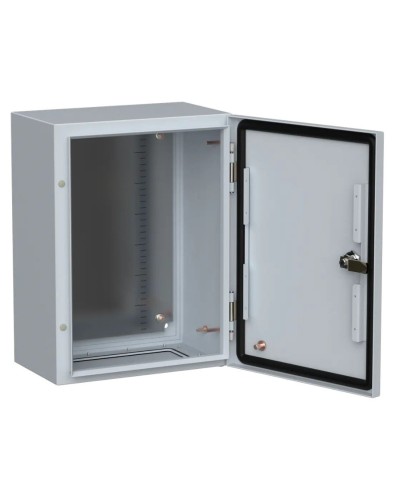 ЩМП-40.30.20 УХЛ1 IP66 400x300x200 TITAN 5 (TI5-10-N-040-030-020-66). Шкаф металлический с монтажной платой. IEK в Москве