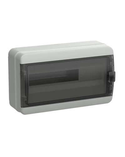 Корпус пластиковый КМПн-18 IP65 TEKFOR (TF5-KP72-N-18-65-K03-K02). Корпус модульный пластиковый черная прозрачная дверь. IEK в Москве