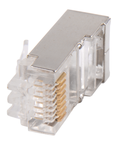 GENERICA Разъём RJ-45 FTP для кабеля кат. 5Е (20 шт) (CS3-1C5EF-G). Разъем RJ-45. IEK в Москве