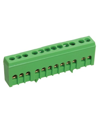 Шина PE земля ШНИ-6х9-10-К-З (YNN10-69-10KD-K06). Шина в корпусном изоляторе на DIN-рейку. IEK в Москве