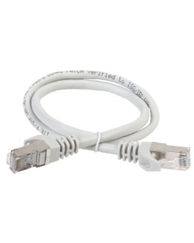 GENERICA Патч-корд кат.5E FTP 1м серый (PC01-C5EF-1M-G). Патч-корд медный. IEK в Москве