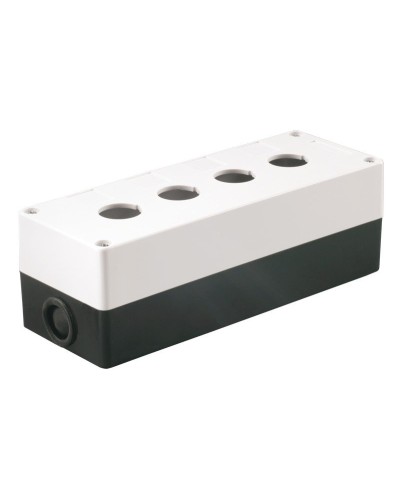 Корпус КП104 для кнопок 4 места белый (BKP10-4-K01). Корпус для кнопочных постов. IEK в Москве