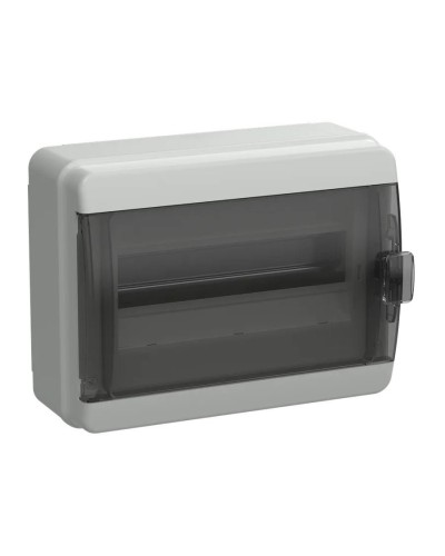 Корпус пластиковый КМПн-12 IP65 TEKFOR (TF5-KP72-N-12-65-K03-K02). Корпус модульный пластиковый черная прозрачная дверь. IEK в Москве