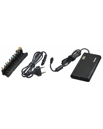 Блок питания Ippon SD90U автоматический 90W 15V-19.5V 11-connectors 4.5A 1xUSB 2.1A, LCD индикатор (705053). Блок питания. Ippon в Москве