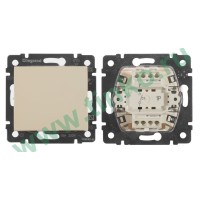 Выключатель Valena 1кл., без фиксации, 10А, 250В, слоновая кость (774311). Выключатель. LegranD