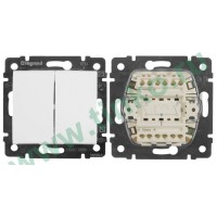 Выключатель Valena 2кл., 10АХ, 250В, белый (774405). Выключатель. LegranD
