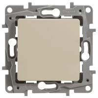 Выключатель 10AX-250В ETIKA, слоновая кость (672301). Выключатель. LegranD