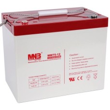 MNB MM 75-12. Аккумулятор герметичный свинцово-кислотный. MNB