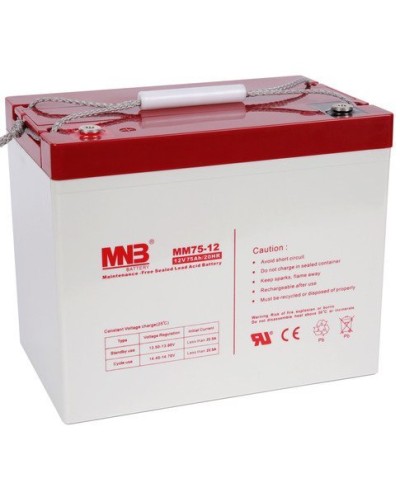 MNB MM 75-12. Аккумулятор герметичный свинцово-кислотный. MNB в Москве