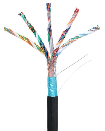 F/UTP 25pair, Cat5, Out, PE (EC-UF025-5-PE-BK-3). Кабель «витая пара» (LAN) для структурированных систем связи. NETLAN в Москве