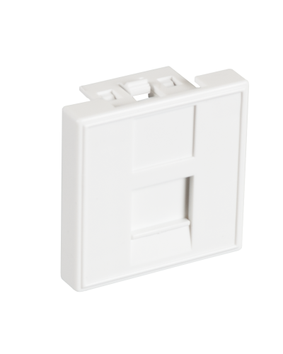 EC-IMF-1-WT-10 (10шт). Вставка 45x45 (Mosaic) для 1 модуля Keystone Jack. NETLAN в Москве