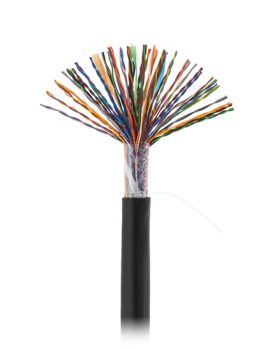 U/UTP 50pair, Cat5, Out, PE (EC-UU050-5-PE-BK-3). Кабель «витая пара» (LAN) для структурированных систем связи. NETLAN в Москве