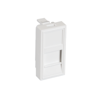 EC-IMH-1-WT-10 (10шт). Вставка 45x45 (Mosaic) для 1 модуля Keystone Jack. NETLAN