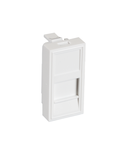 EC-IMH-1-WT-10 (10шт). Вставка 45x45 (Mosaic) для 1 модуля Keystone Jack. NETLAN в Москве