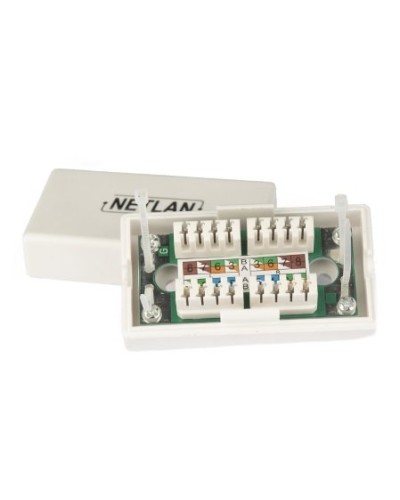 EC-UCB-IDC-UD2-WT-10 (10 шт). Проходной соединитель. NETLAN в Москве