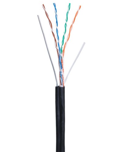 U/UTP 4pair, Cat5e, Out, Sw, PE (EC-UU004-5E-PE-SW-BK). Кабель «витая пара» (LAN) для структурированных систем связи. NETLAN в Москве