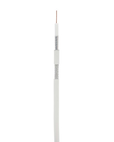 RG-6 CCS, In, PVC (UEC-C2-32123A-WT-3). Кабель коаксиальный омедненный. NETLAN в Москве