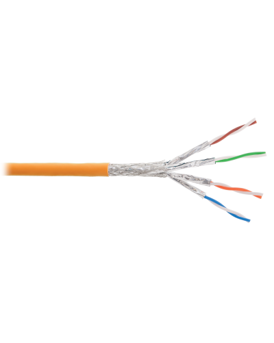 S/FTP, 4pair, Cat.6a, Solid, In, LSZH (NKL 9355C-OR). Кабель «витая пара» (LAN) для структурированных систем связи. NIKOLAN в Москве