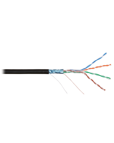 F/UTP 4pair, Cat5e, Solid, Out, PVC (NMC 4200B-BK). Кабель «витая пара» (LAN) для структурированных систем связи. NIKOMAX в Москве