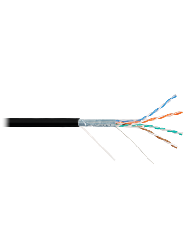 F/UTP 4pair, Cat5e, Solid, In/Out, нг(А)-HF (NMC 9200C-BK). Кабель «витая пара» (LAN) для структурированных систем связи. NIKOMAX в Москве