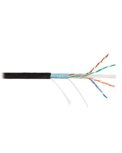 F/UTP 4pair, Cat6a, Solid, In/Out, нг(А)-HF (NMC 4255C-BK). Кабель «витая пара» (LAN) для структурированных систем связи. NIKOMAX в Москве