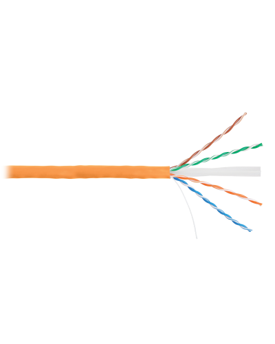 U/UTP 4pair, Cat6, Solid, In, нг(А)-HF (NMC 9140C-OR). Кабель «витая пара» (LAN) для структурированных систем связи. NIKOMAX в Москве